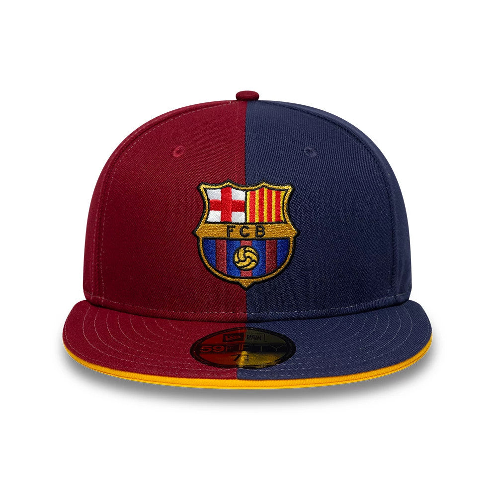 Pictured is this FC Barcelona 59FIFTY Fitted cap in dark red. 3