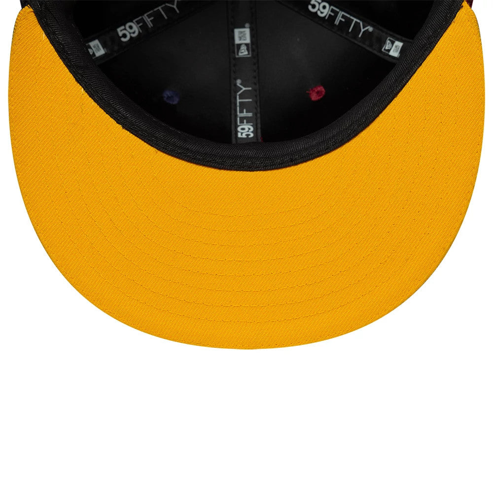 Pictured is this FC Barcelona 59FIFTY Fitted cap in dark red. 2