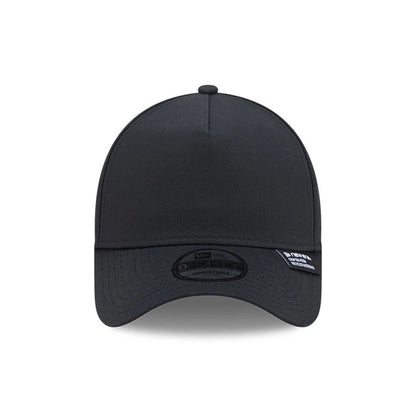 Pictured is this New Era Recycled Twill 9FORTY A-Frame cap in black. 3