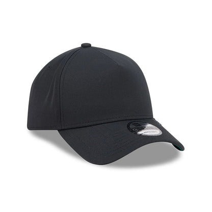 Pictured is this New Era Recycled Twill 9FORTY A-Frame cap in black. 4