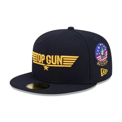 Pictured is this Top Gun 59FIFTY Fitted cap in navy. 1