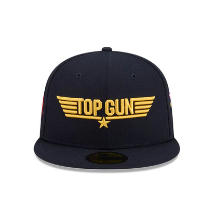 Pictured is this Top Gun 59FIFTY Fitted cap in navy. 2