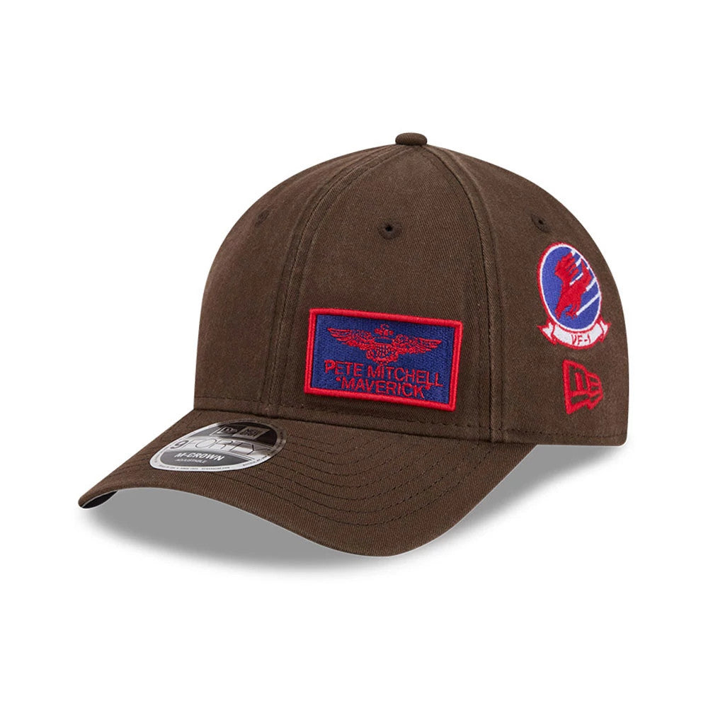 Pictured is this Top Gun 9FORTY M-Crown cap in dark brown. 1