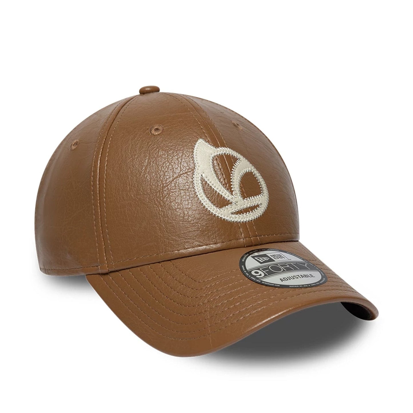 Pictured is this Crinkle Vespa 9FORTY Adjustable cap in dark brown. 3