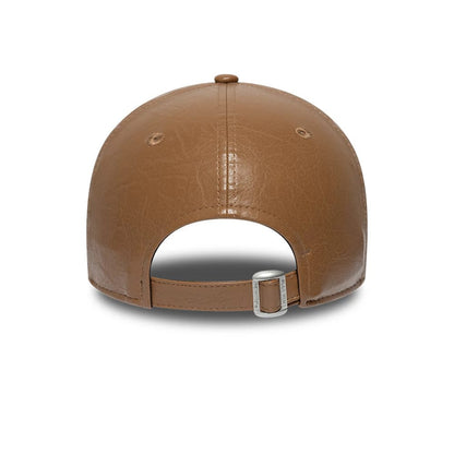 Pictured is this Crinkle PU Vespa 9FORTY Adjustable cap in dark brown. 4