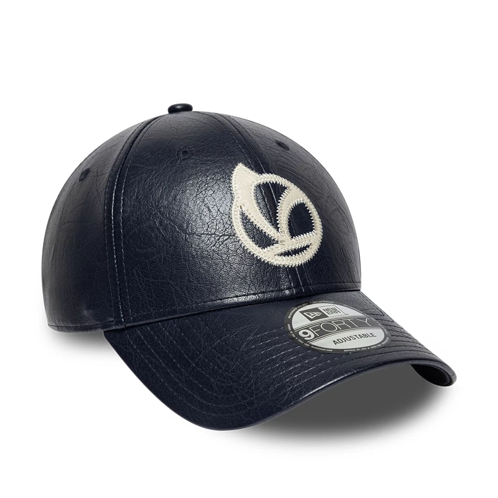 Pictured is this Crinkle Vespa 9FORTY Adjustable cap in navy. 3