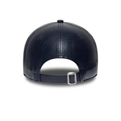 Pictured is this Crinkle PU Vespa 9FORTY Adjustable cap in navy. 6