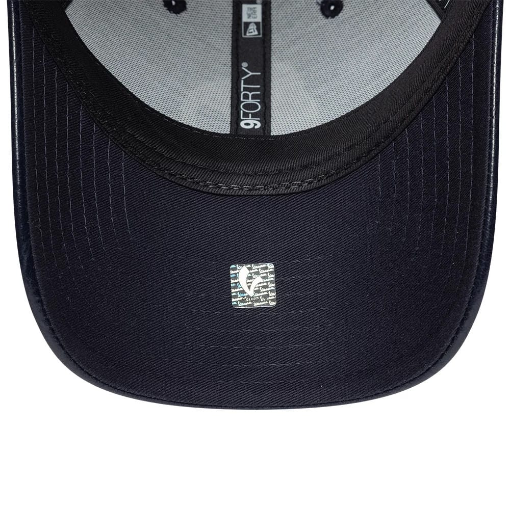 Pictured is this Crinkle Vespa 9FORTY Adjustable cap in navy. 7