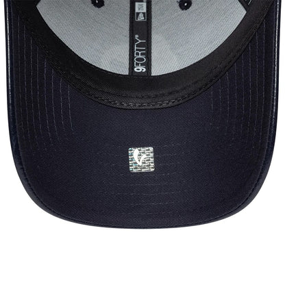 Pictured is this Crinkle Vespa 9FORTY Adjustable cap in navy. 7