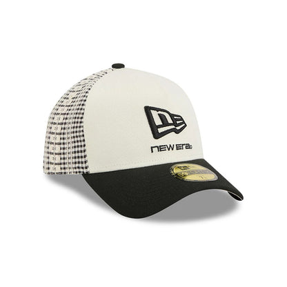 Pictured is this New Era Flag 59FORTY A-Frame Fitted cap in Cream. 4