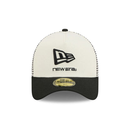 Pictured is this New Era Flag 59FORTY A-Frame Fitted cap in Cream. 3