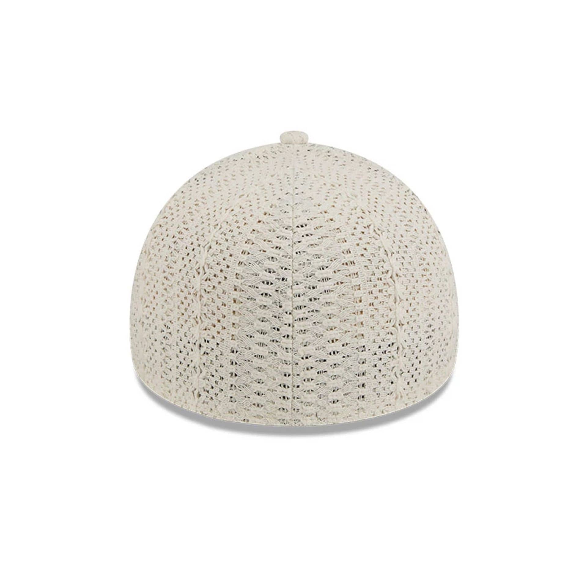 Pictured is this New Era Oval Patch 59FORTY A-Frame Fitted cap in Cream. 7