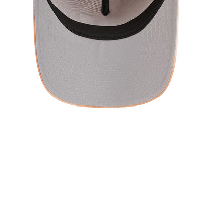 Pictured is this New Era Tie Dye 59FORTY A-Frame Fitted cap in open orange. 2