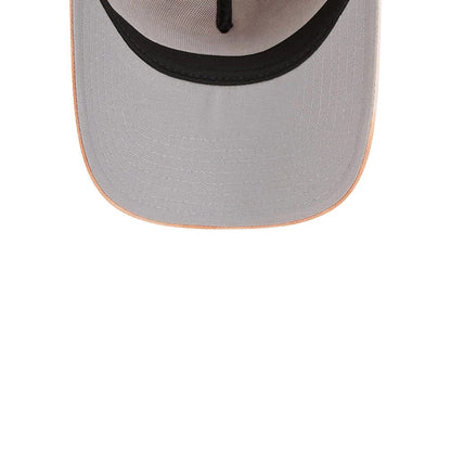 Pictured is this New Era Tie Dye 59FORTY A-Frame Fitted cap in open orange. 2