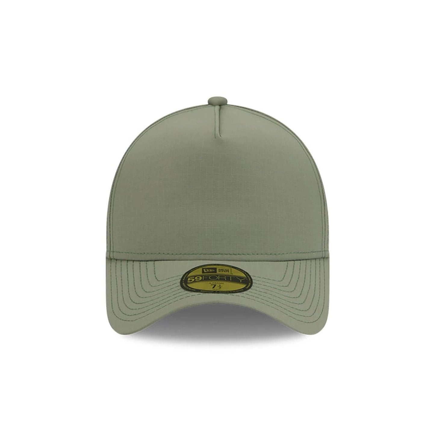 Pictured is this New Era 59FORTY A-Frame Fitted cap in open green. 3