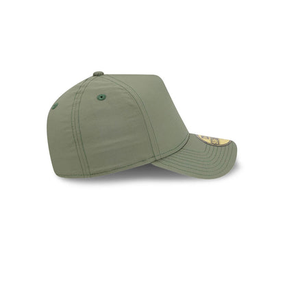 Pictured is this New Era 59FORTY A-Frame Fitted cap in open green. 6