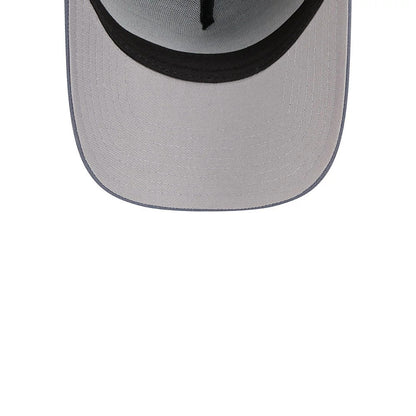 Pictured is this New Era Denim 59FORTY A-Frame Fitted cap in dark blue. 2