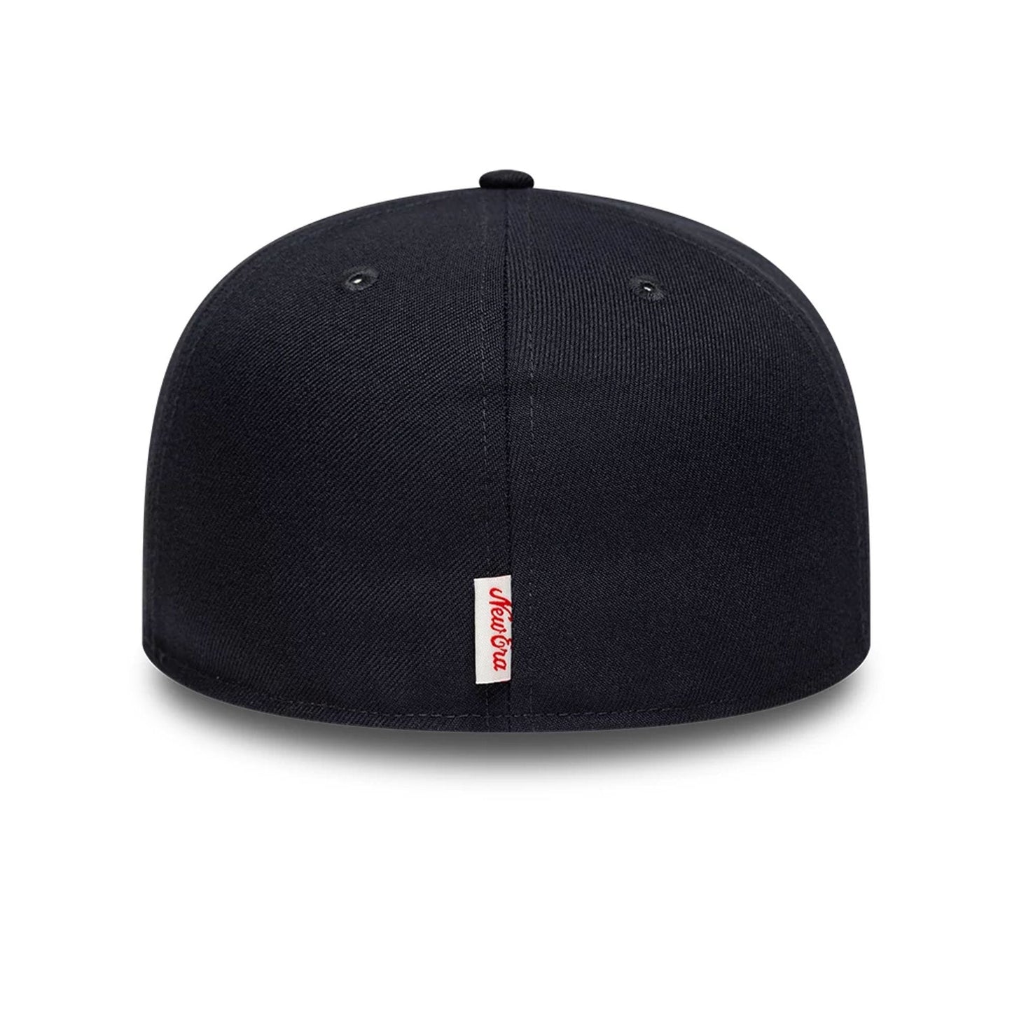 Pictured is this New Era Oval Patch 59FIFTY Fitted cap in navy. 4