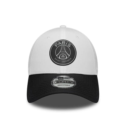 Pictured is this Paris Saint-Germain Metallic 9FORTY Adjustable cap in white. 2