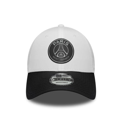 Pictured is this Paris Saint Germain 5th Kit 9FORTY Adjustable cap in black. 2