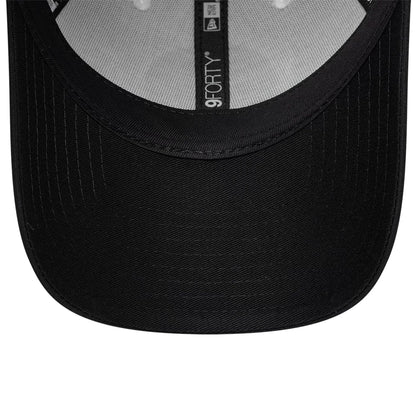 Pictured is this Paris Saint Germain 5th Kit 9FORTY Adjustable cap in black. 7