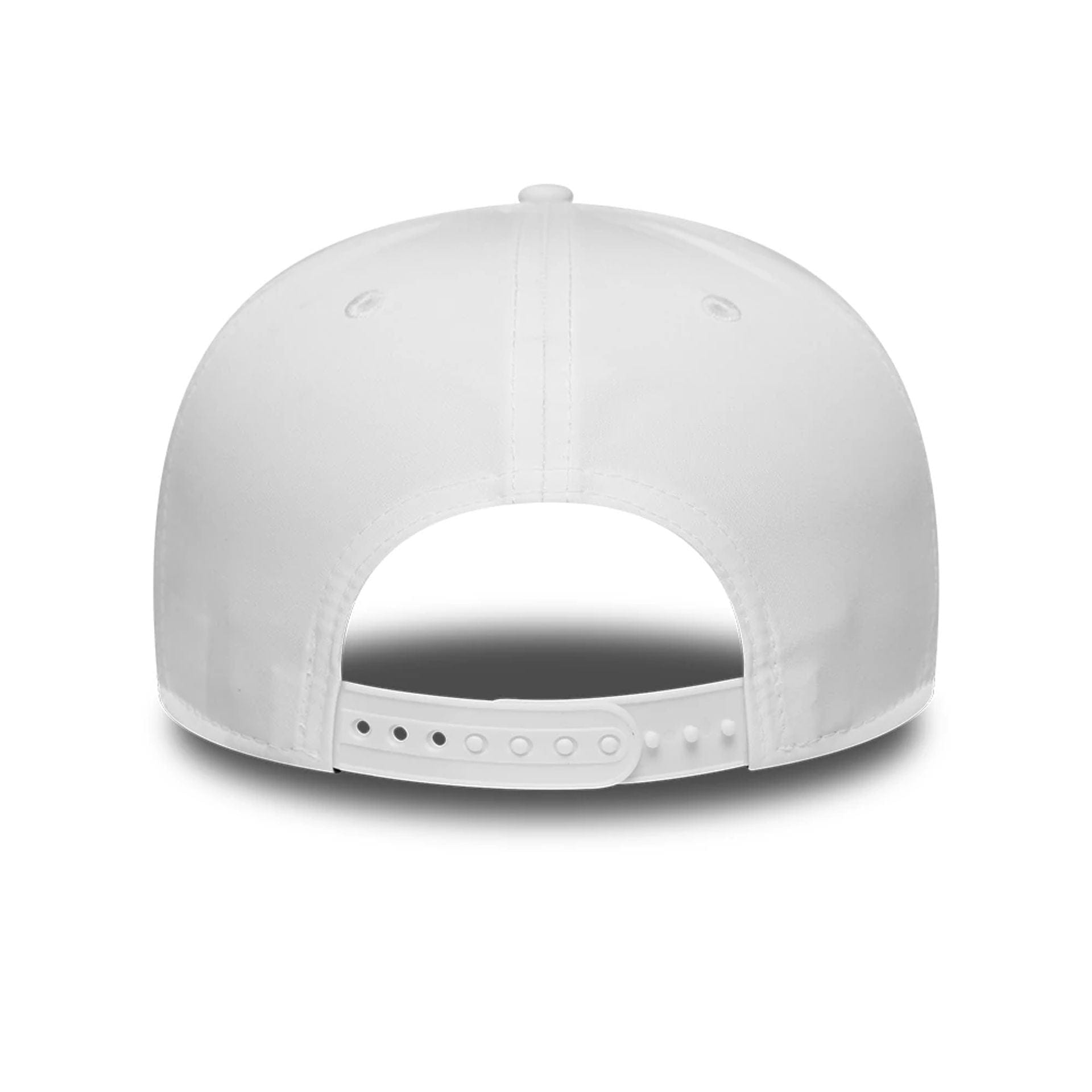 Pictured is this Paris Saint Germain 5th Kit 9SEVENTY Stretch Snap Adjustable cap in white. 4