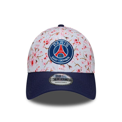 Pictured is this Paris Saint Germain Cherry Blossom 9FORTY Adjustable cap in navy. 2