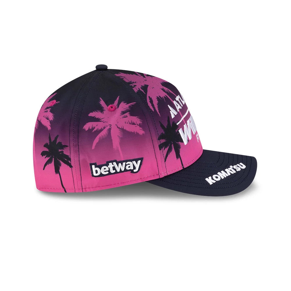 Pictured is this Carlos Sainz Miami Atlassian Williams F1 Team 9FORTY M-Crown A-Frame cap in navy. 6