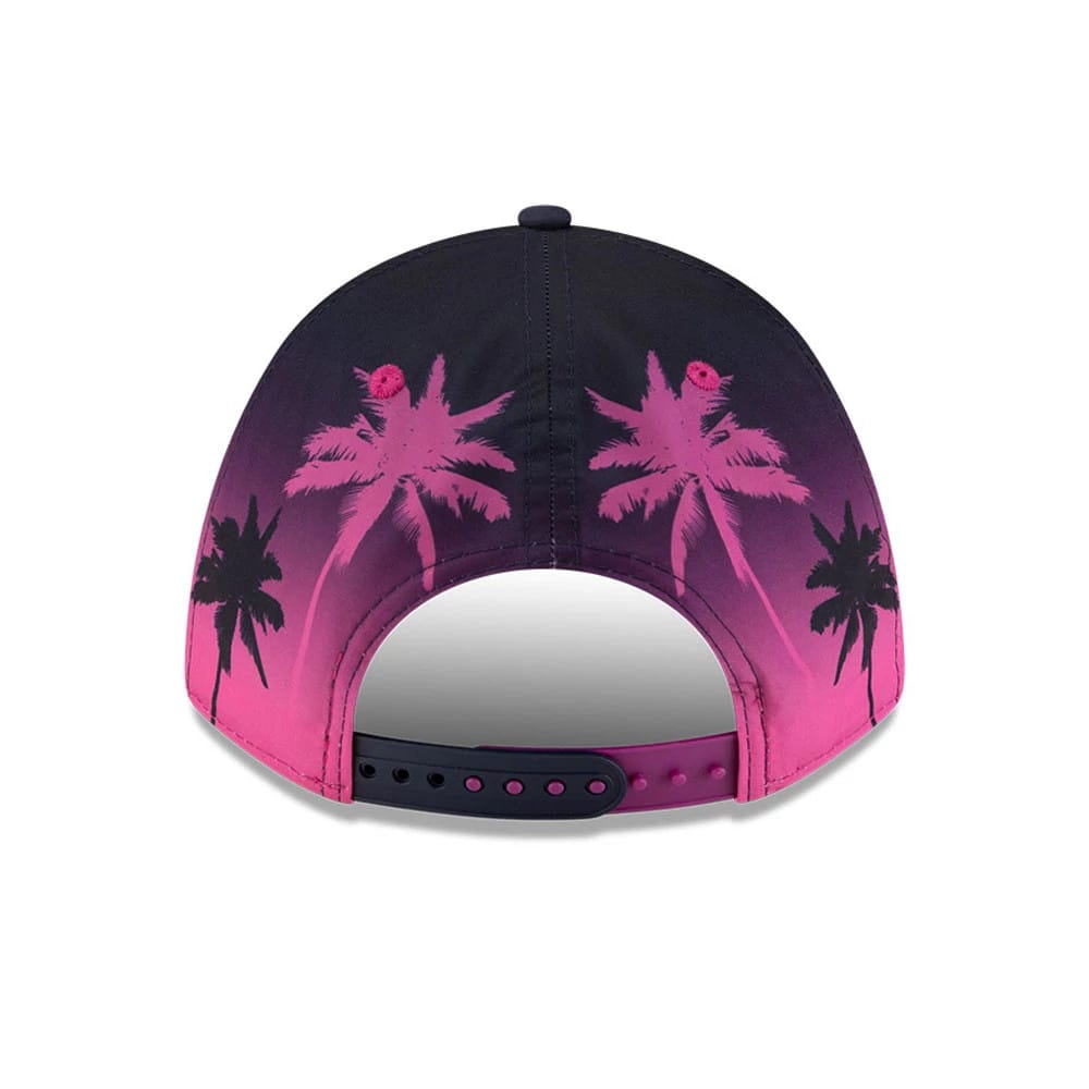 Pictured is this Alex Albon Miami Atlassian Williams F1 Team 9FORTY M-Crown A-Frame cap in navy. 7