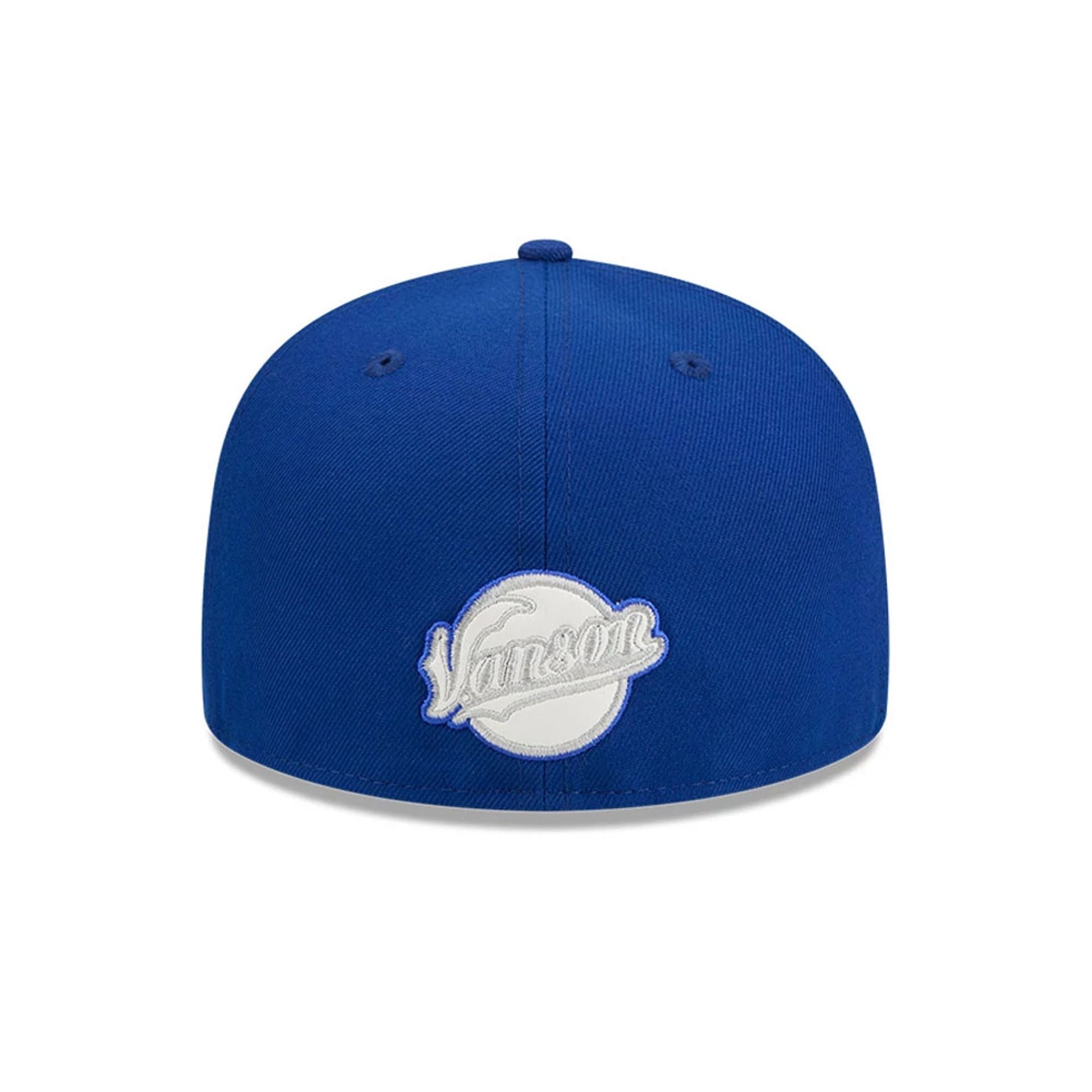 Pictured is this Vanson X MLB LA Dodgers 59FIFTY Fitted cap in blue. 8