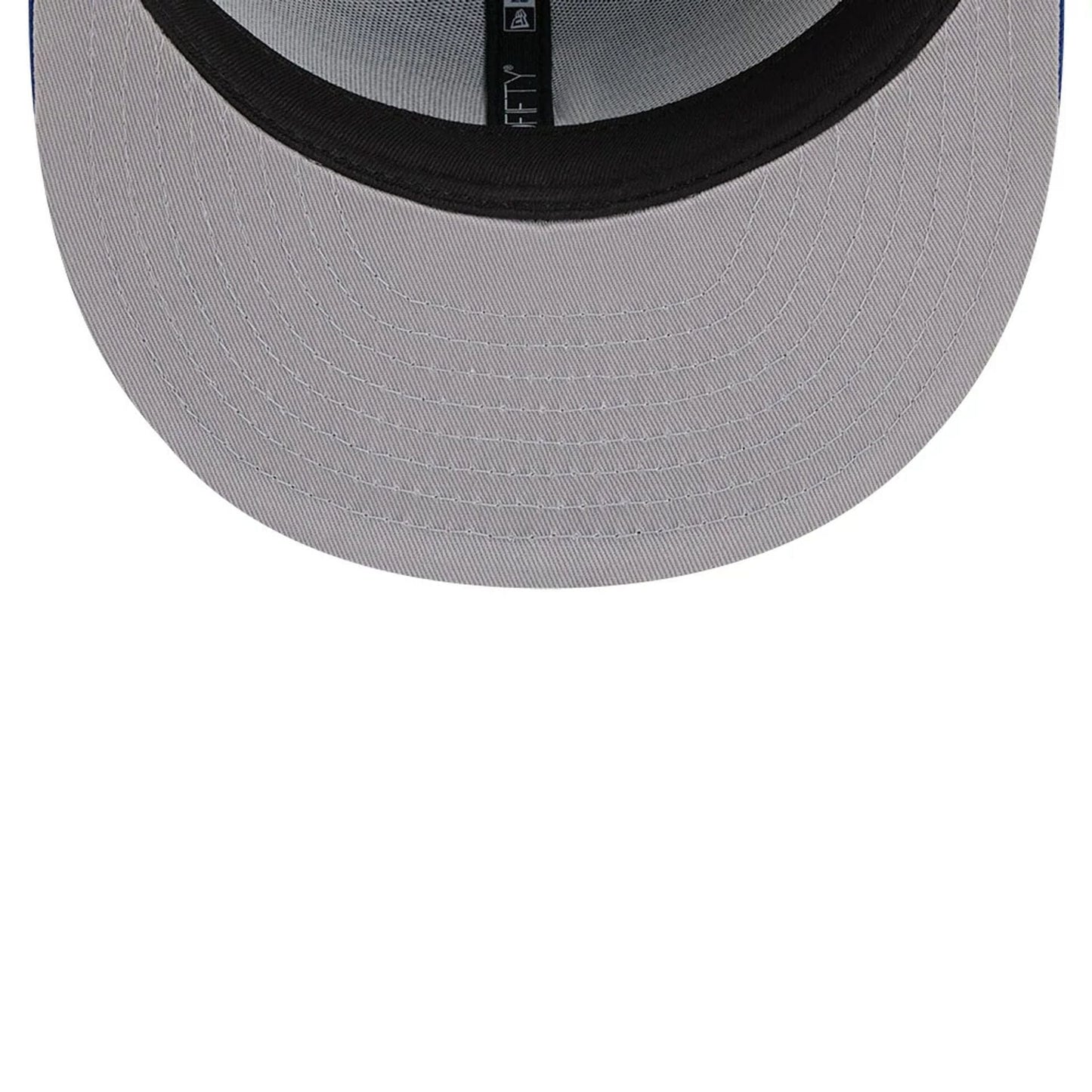 Pictured is this Vanson X MLB LA Dodgers 59FIFTY Fitted cap in blue. 2