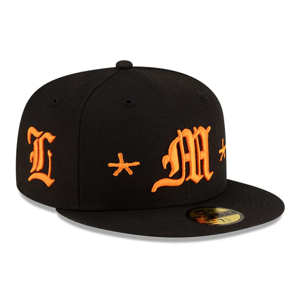 Pictured is this Mora Lo Mismo De Siempre 59FIFTY Fitted cap in black. 3