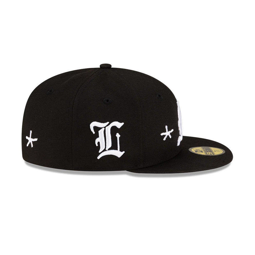 Pictured is this Mora Lo Mismo De Siempre 59FIFTY Fitted cap in black. 5