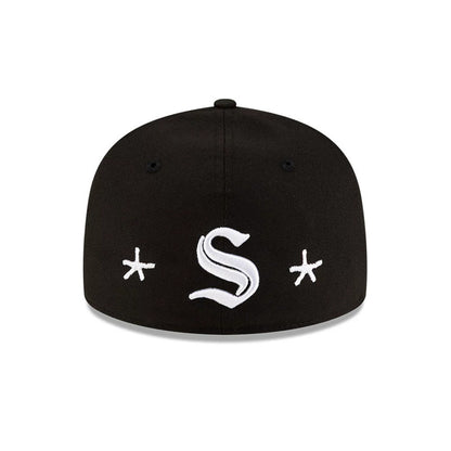 Pictured is this Mora Lo Mismo De Siempre 59FIFTY Fitted cap in black. 6