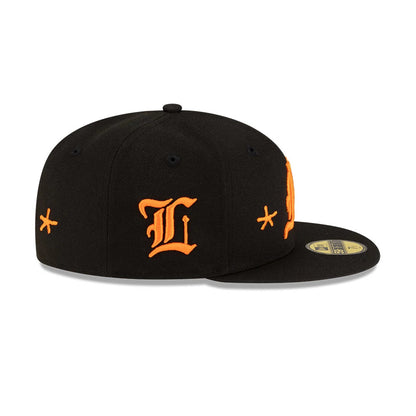 Pictured is this Mora Lo Mismo De Siempre 59FIFTY Fitted cap in black. 4