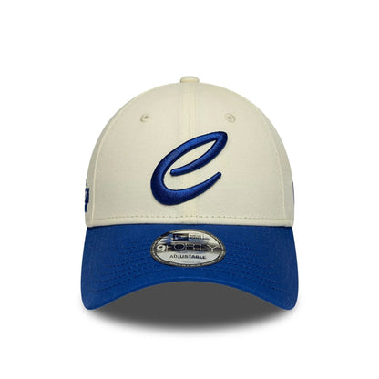 Pictured is this FIA Formula E 9FORTY cap in Cream. 2