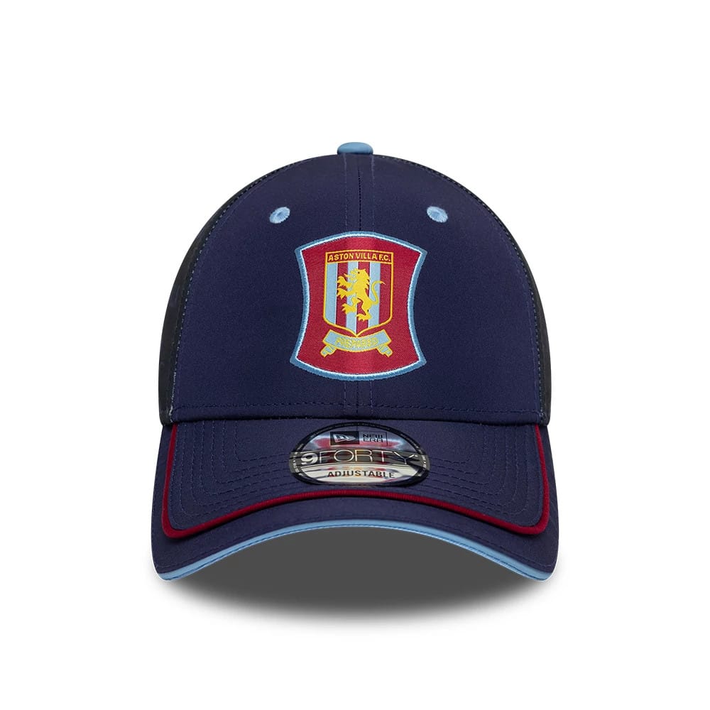 Pictured is this 96 Aston Villa FC 9FORTY Adjustable cap in navy. 3
