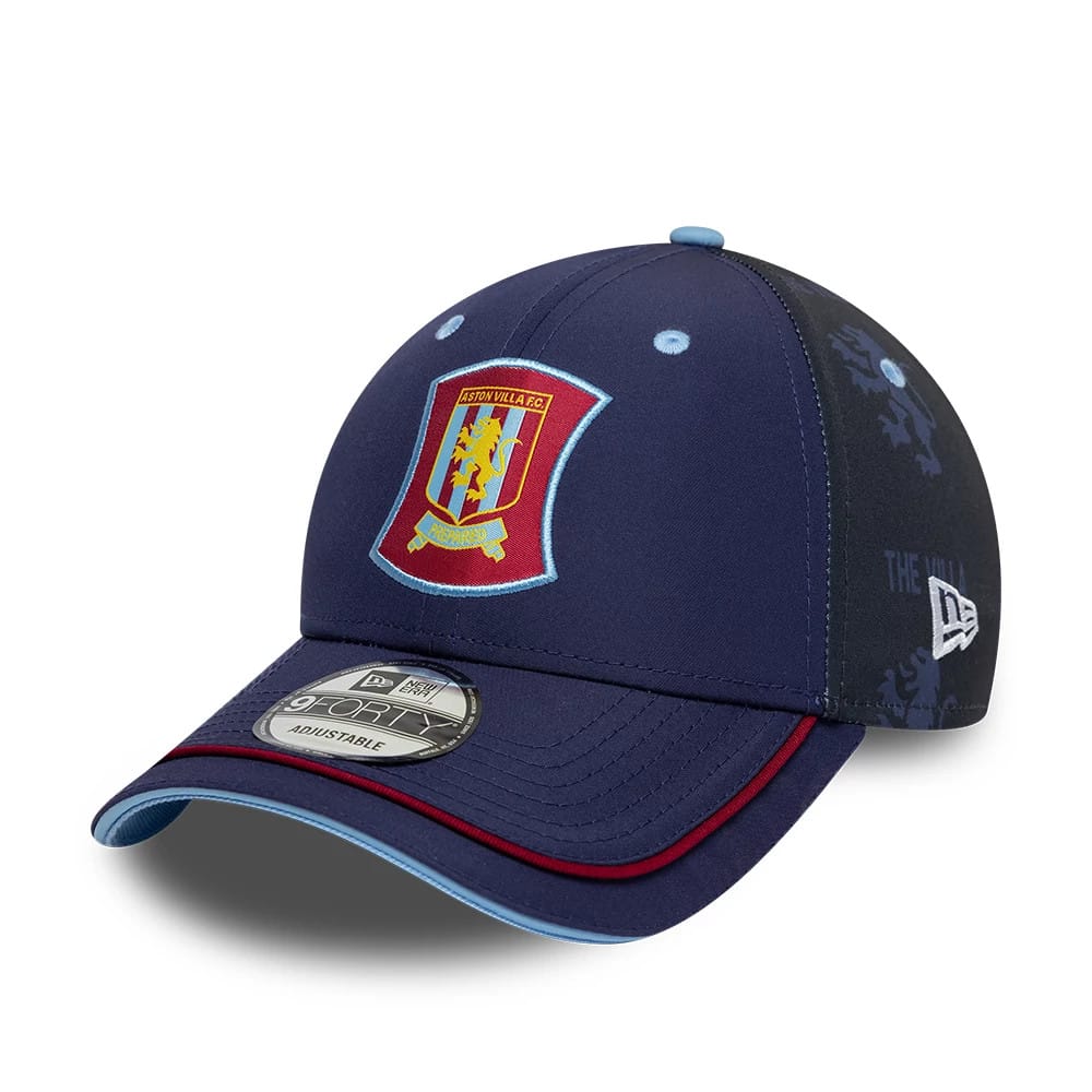 Pictured is this 96 Aston Villa FC 9FORTY Adjustable cap in navy. 1
