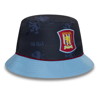 Pictured is this 96 Aston Villa FC Bucket hat in navy. 3