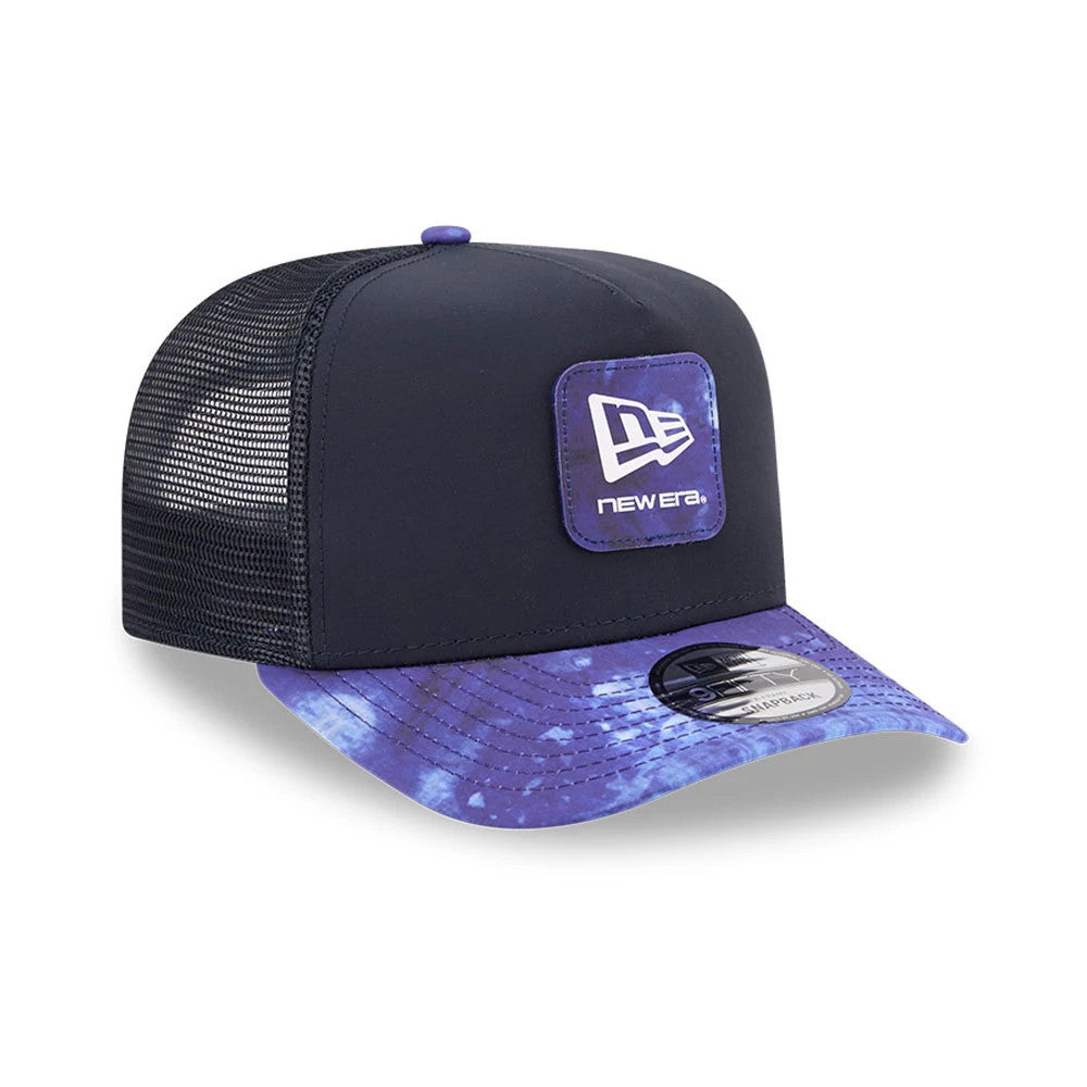 Pictured is this New Era Golf 9FIFTY A-Frame Snapback cap in navy. 4