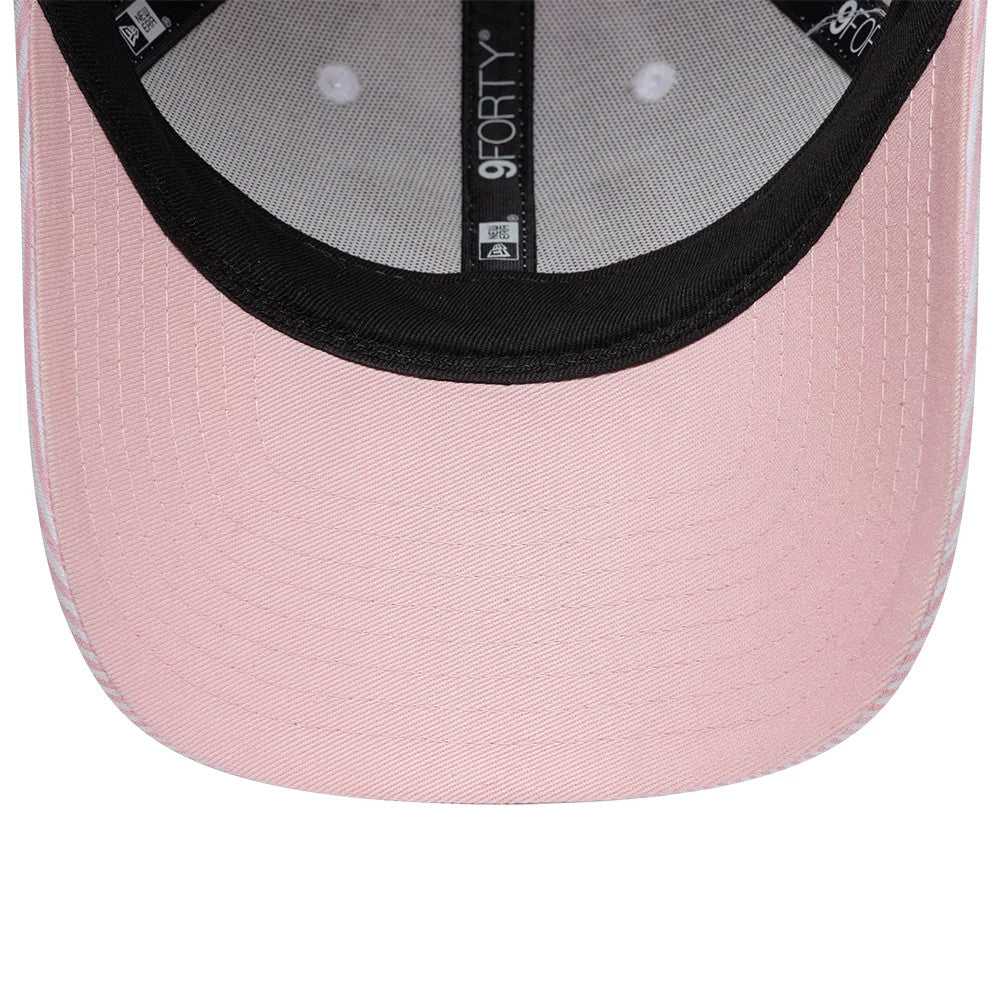 Pictured is this Womens Seersucker Atlassian Williams F1 Team 9FORTY cap in pastel pink. 6