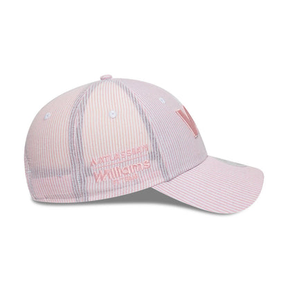 Pictured is this Womens Seersucker Atlassian Williams F1 Team 9FORTY cap in pastel pink. 4