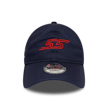 Pictured is this Carlos Sainz Atlassian Williams F1 Team 9TWENTY cap in navy. 2