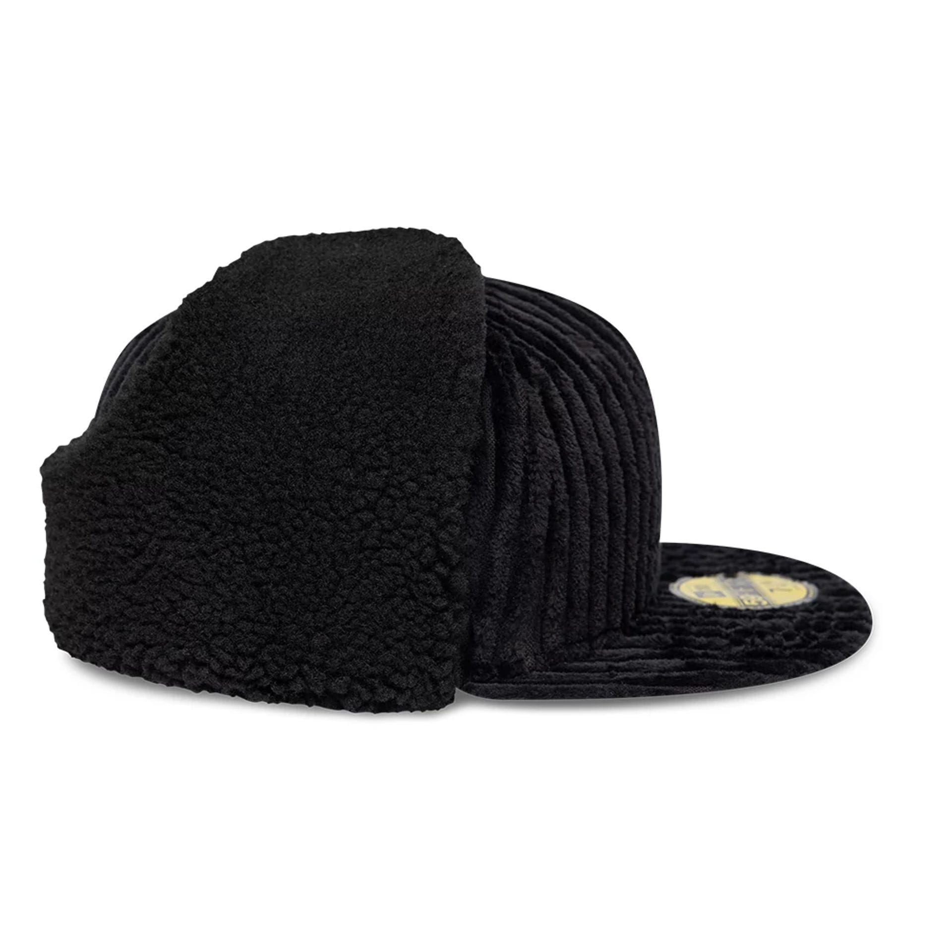 Mains X New Era Cord Black Dogear 59FIFTY Fitted Cap | NEC UK