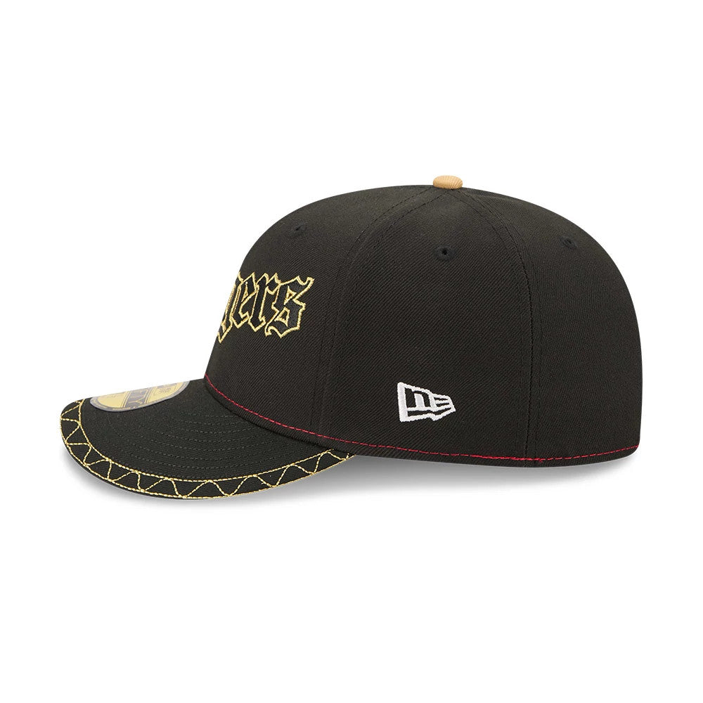 Pictured is this MLB Cinco De Mayo LA Dodgers 59FIFTY Fitted cap in black. 6