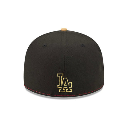 Pictured is this MLB Cinco De Mayo LA Dodgers 59FIFTY Fitted cap in black. 7