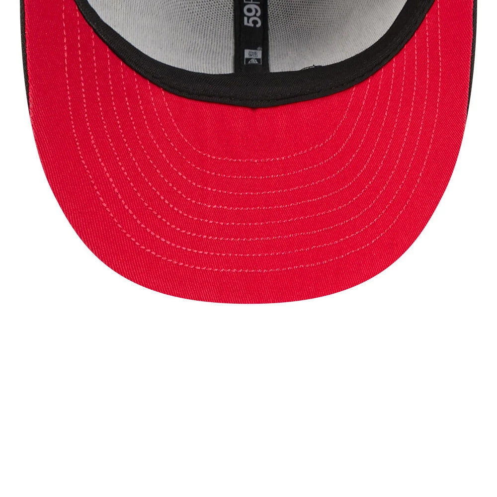 Pictured is this MLB Cinco De Mayo New York Yankees 59FIFTY Fitted cap in black. 2
