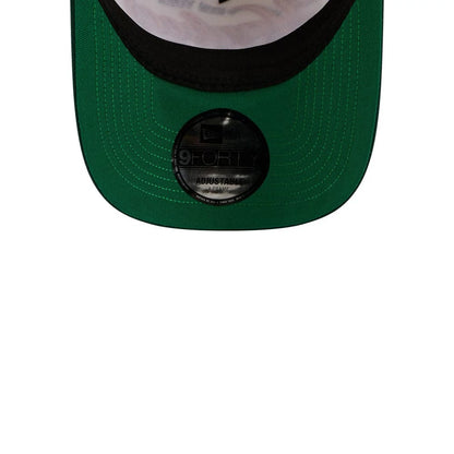 Pictured is this MLB Cinco De Mayo New York Yankees 9FORTY A-Frame Adjustable cap in cream & green. 7