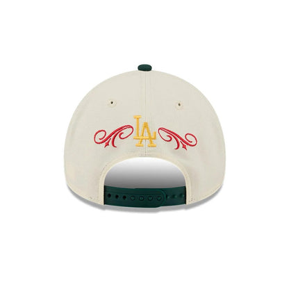 Pictured is this MLB Cinco De Mayo LA Dodgers 9FORTY A-Frame Adjustable cap in cream. 6