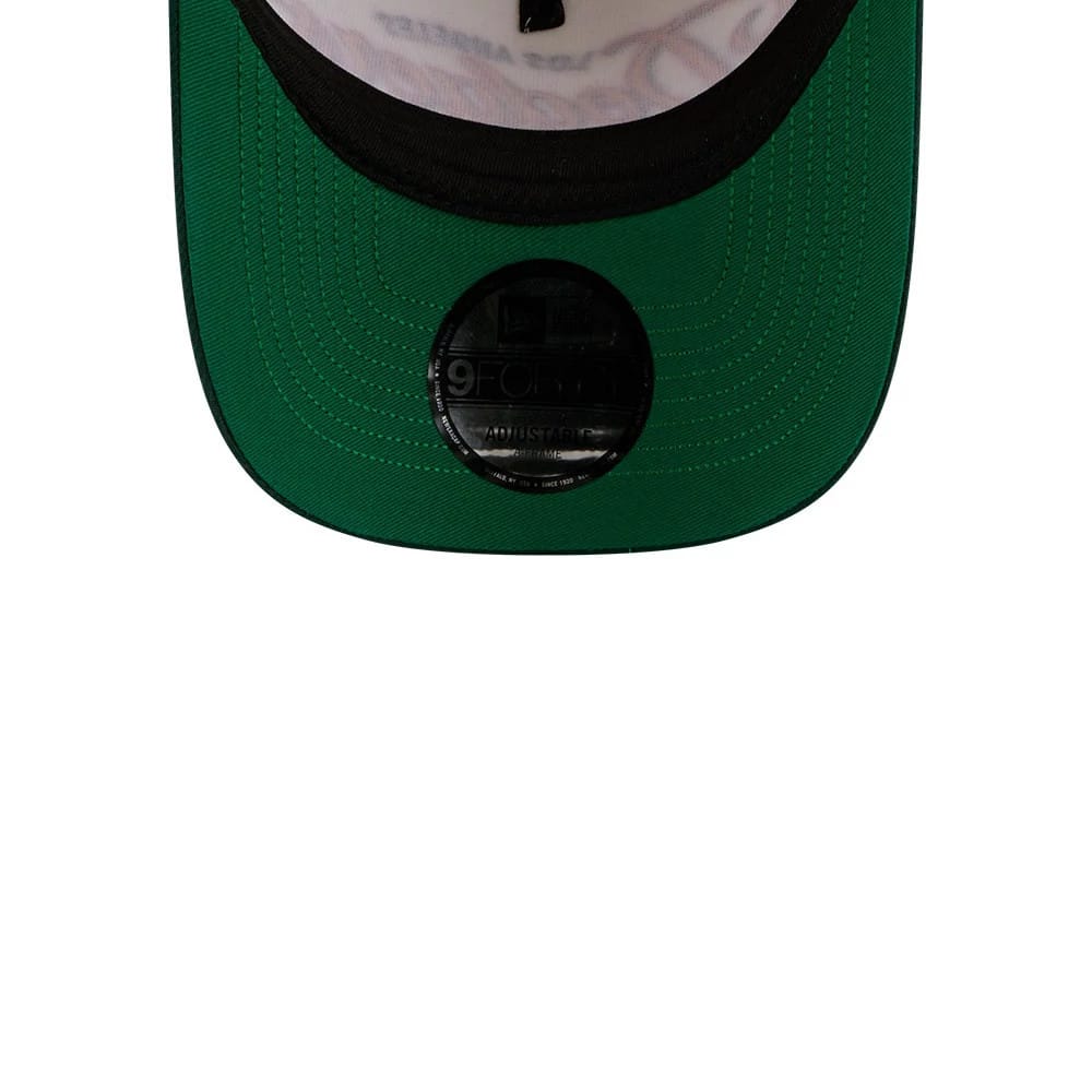 Pictured is this MLB Cinco De Mayo LA Dodgers 9FORTY A-Frame Adjustable cap in cream. 7
